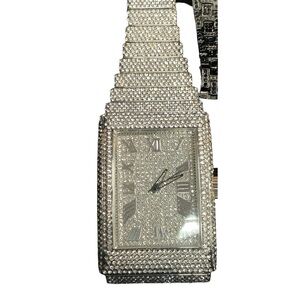 Silver Rhinestone Watch